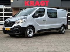 Renault Trafic - 1.6 dCi T29 L2H1DUBBELCABINE|DEALER ONDERHOUDEN|120PK|EURO6|airco|cruise|navi|bluetooth|tr