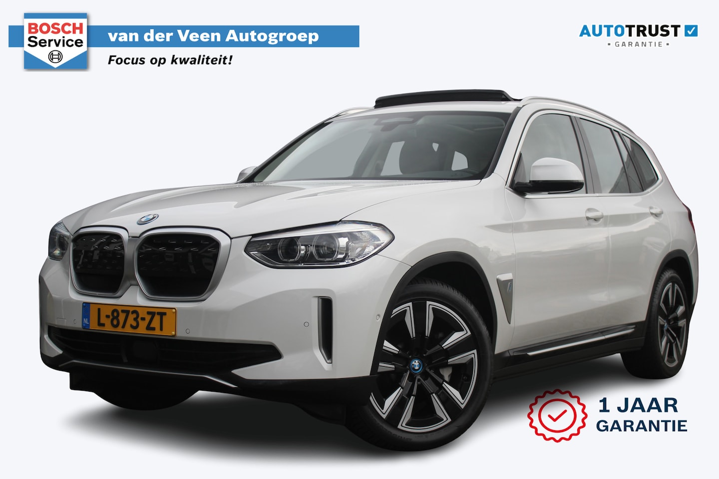BMW iX3 - Executive 80 kWh | Incl. 12 maanden garantie | SOH 99% | Panorama dak | Stoelverwarming | - AutoWereld.nl
