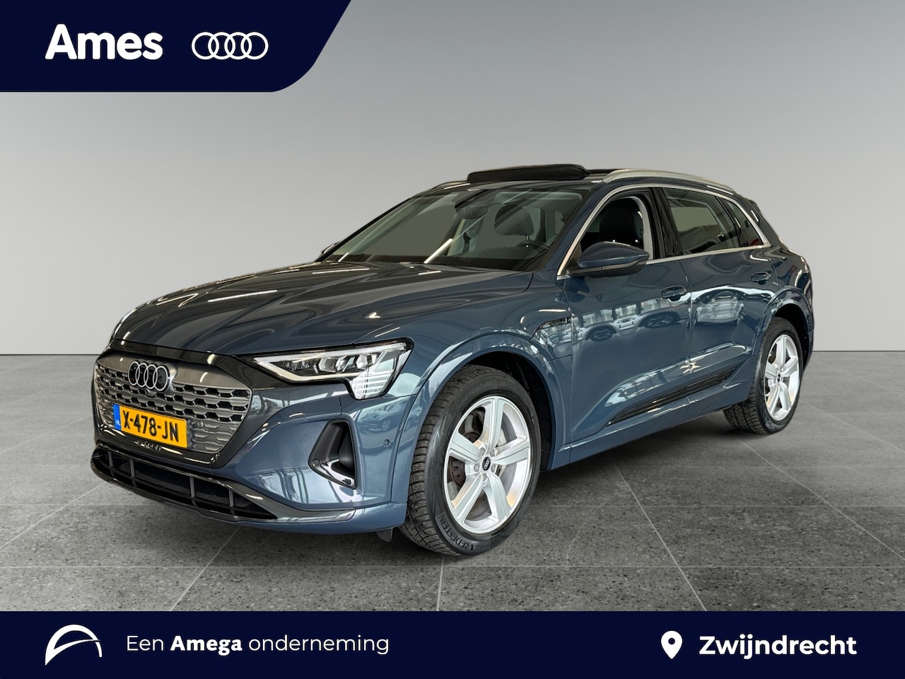Audi Q8 e-tron - 55 408pk quattro Advanced Edition Plus 115 kWh Parkeersensoren voor en achter | Lederen be - AutoWereld.nl