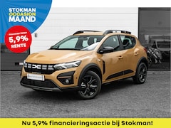 Dacia Sandero Stepway - 1.0 TCe 100 ECO-G Extreme | Camera achter | NAVI | sensoren voor | LM Velgen | ECC | Apple