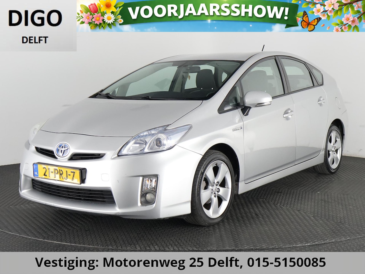 Toyota Prius - 1.8 HYBRIDE AUTOMAAT ASPIRATION 100% DEALERAUTO PARKEERSENSOREN ACHTER. KEYLESS ENTRY. CRU - AutoWereld.nl