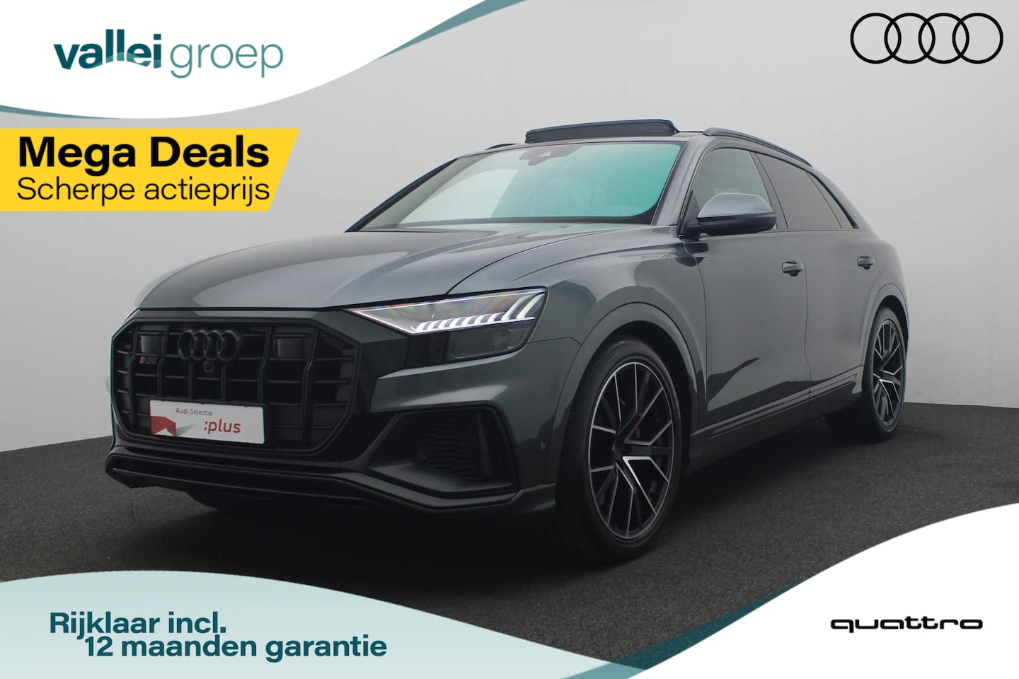 Audi SQ8 - 4.0 TFSI 507 pk Quattro | Panoramadak | Vierwielbesturing | HD Matrix | B&O | Geheugenstoe - AutoWereld.nl