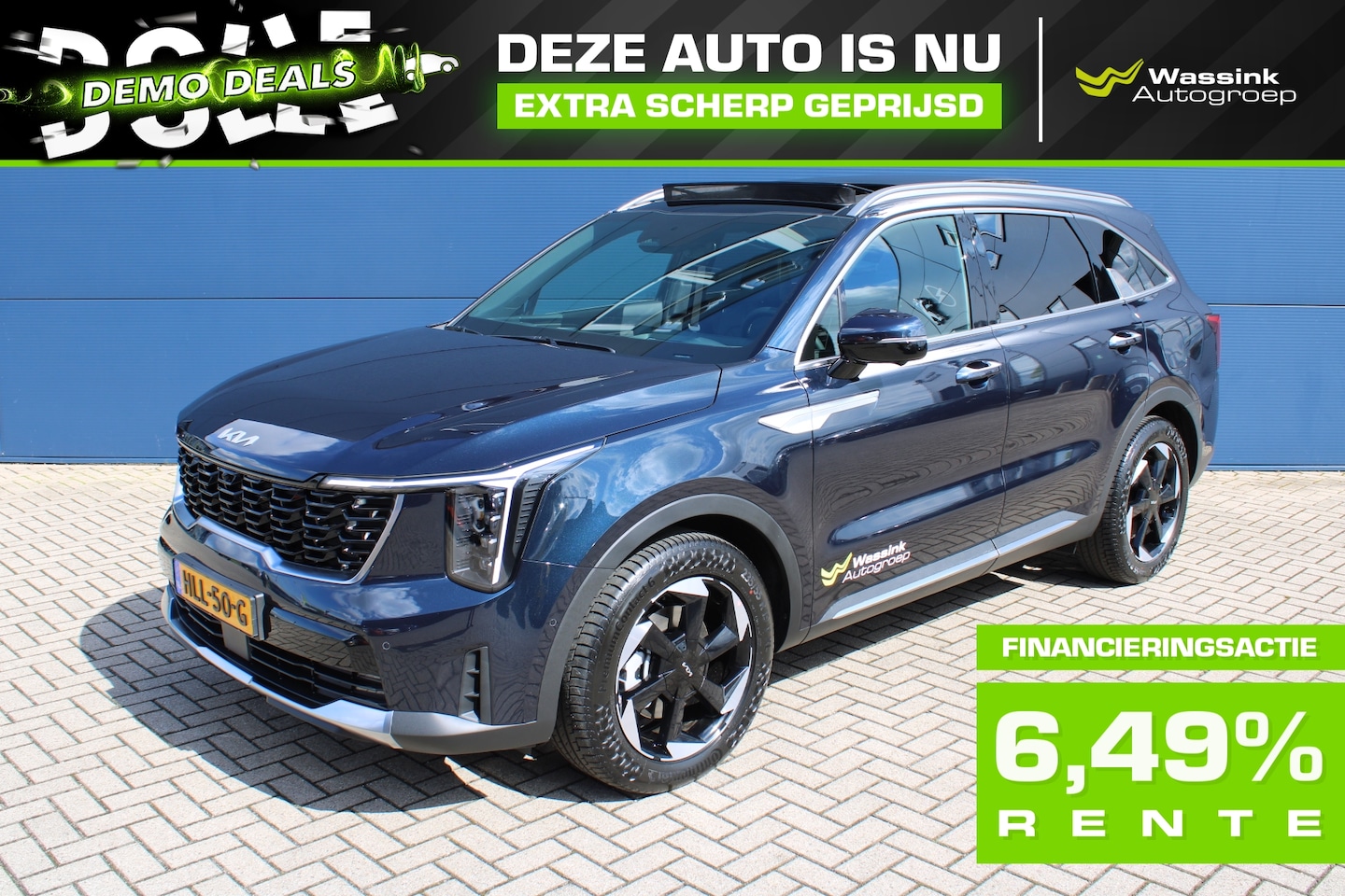 Kia Sorento - DEMO DEAL 1.6 T-GDi 252pk Plug-in Hybrid AWD ExecutiveLine | Navigatie | 360 camera | Bose - AutoWereld.nl