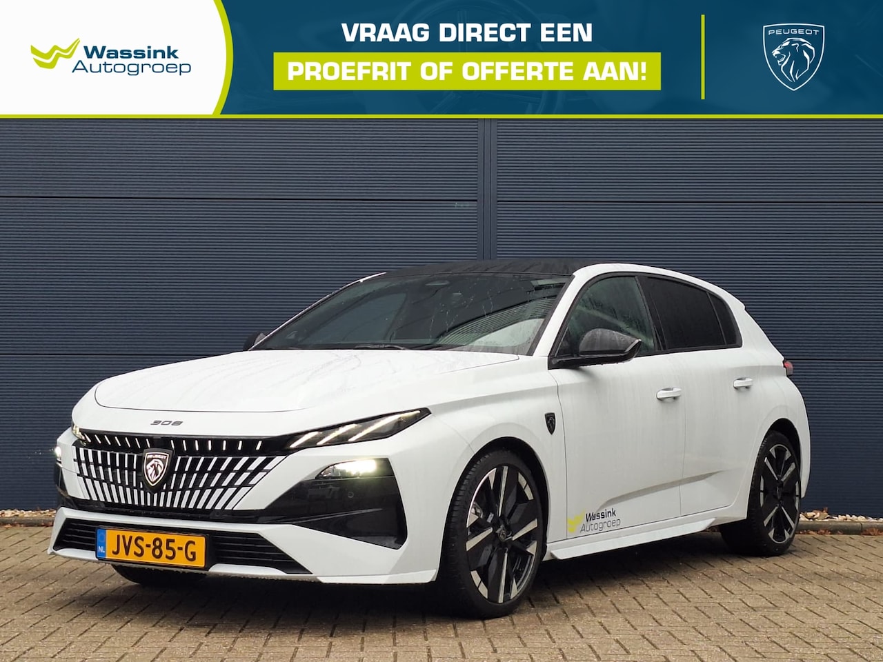 Peugeot 308 - 1.2 HYbrid 145pk e-DCS6 GT | Schuif-Kanteldak | 360 Camera | Trekhaak | - AutoWereld.nl