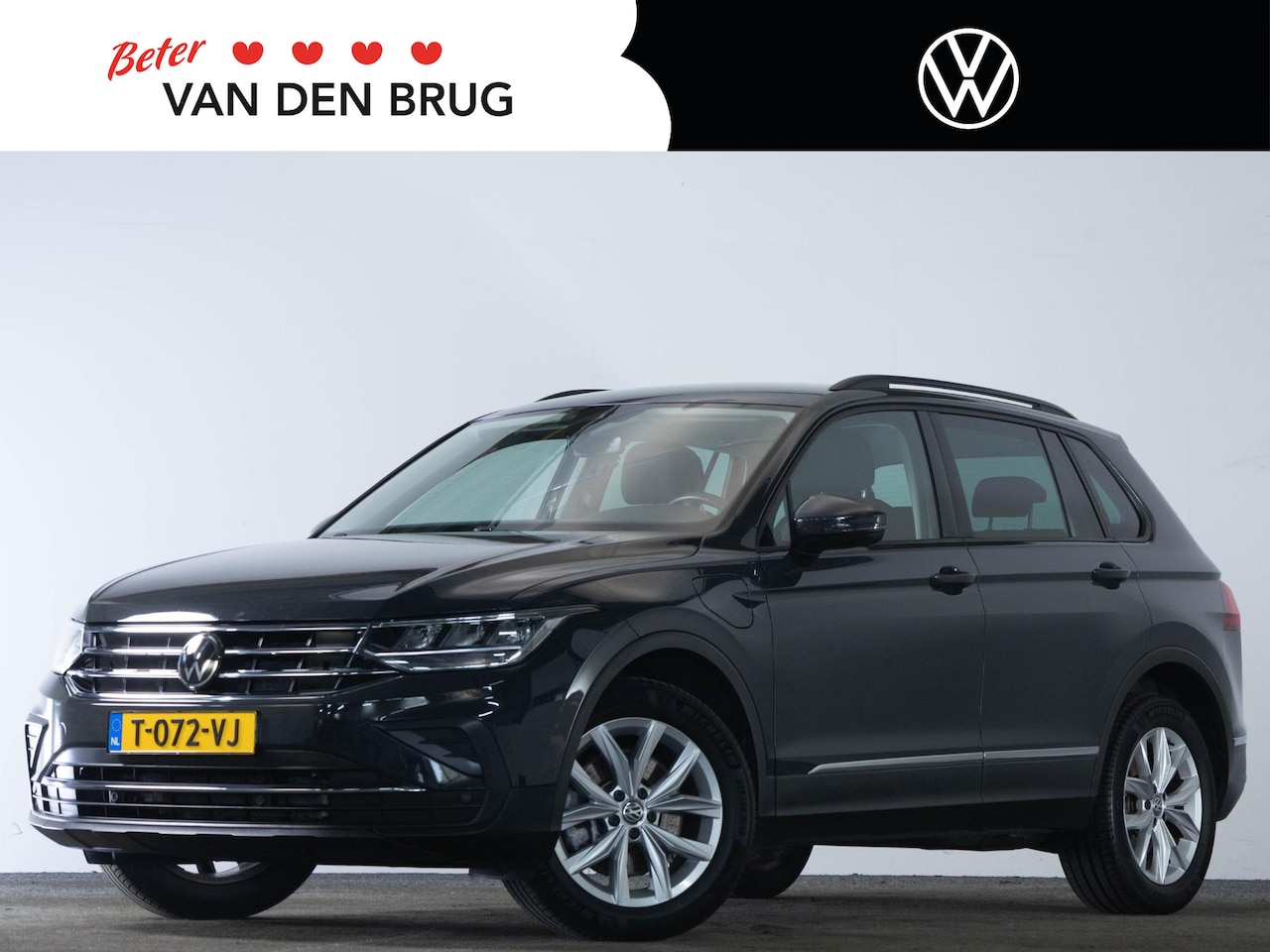 Volkswagen Tiguan - 1.4 TSI 245 PK DSG eHybrid Life | LED | Stoel & Stuurwielverwarming | Navigatie | Adaptiev - AutoWereld.nl