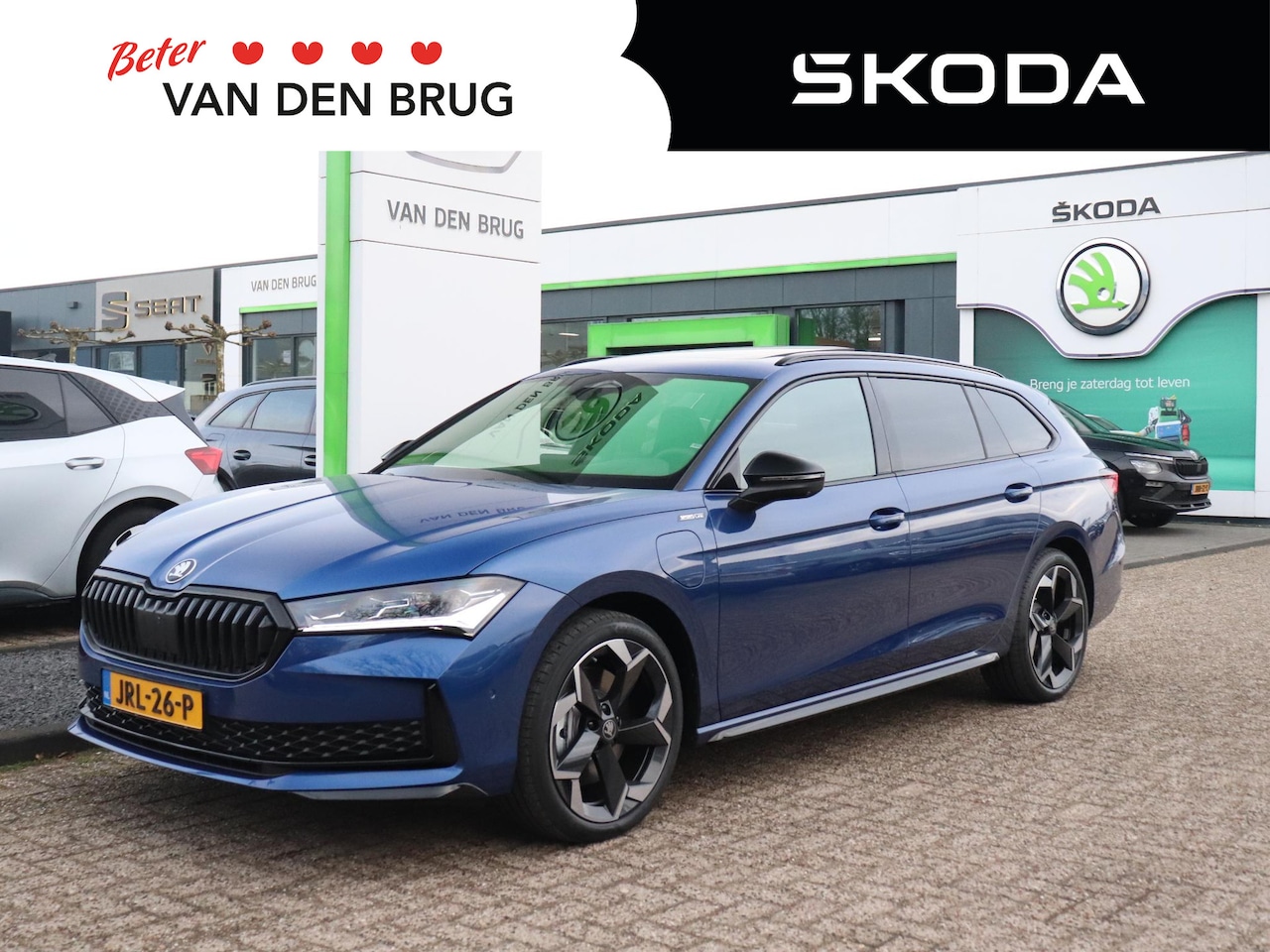 Skoda Superb Combi - 1.5 TSI PHEV Sportline Business | Panoramadak | Head-up | CANTON sound | Camera rondom | T - AutoWereld.nl