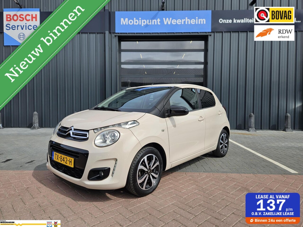 Citroën C1 - 1.0 VTi Elle LEDER / NAVI / CAM / ANDROID /ETC! - AutoWereld.nl