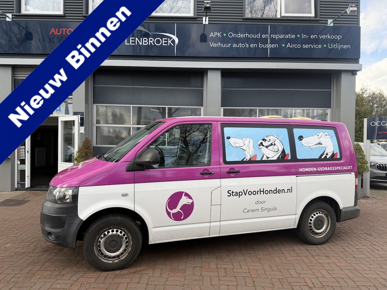Volkswagen Transporter - 2.0 TDI L1H1 DC Trendline 2x schuifdeur Bj 2013 Honden transport Automaat/Airco Uniek moet - AutoWereld.nl