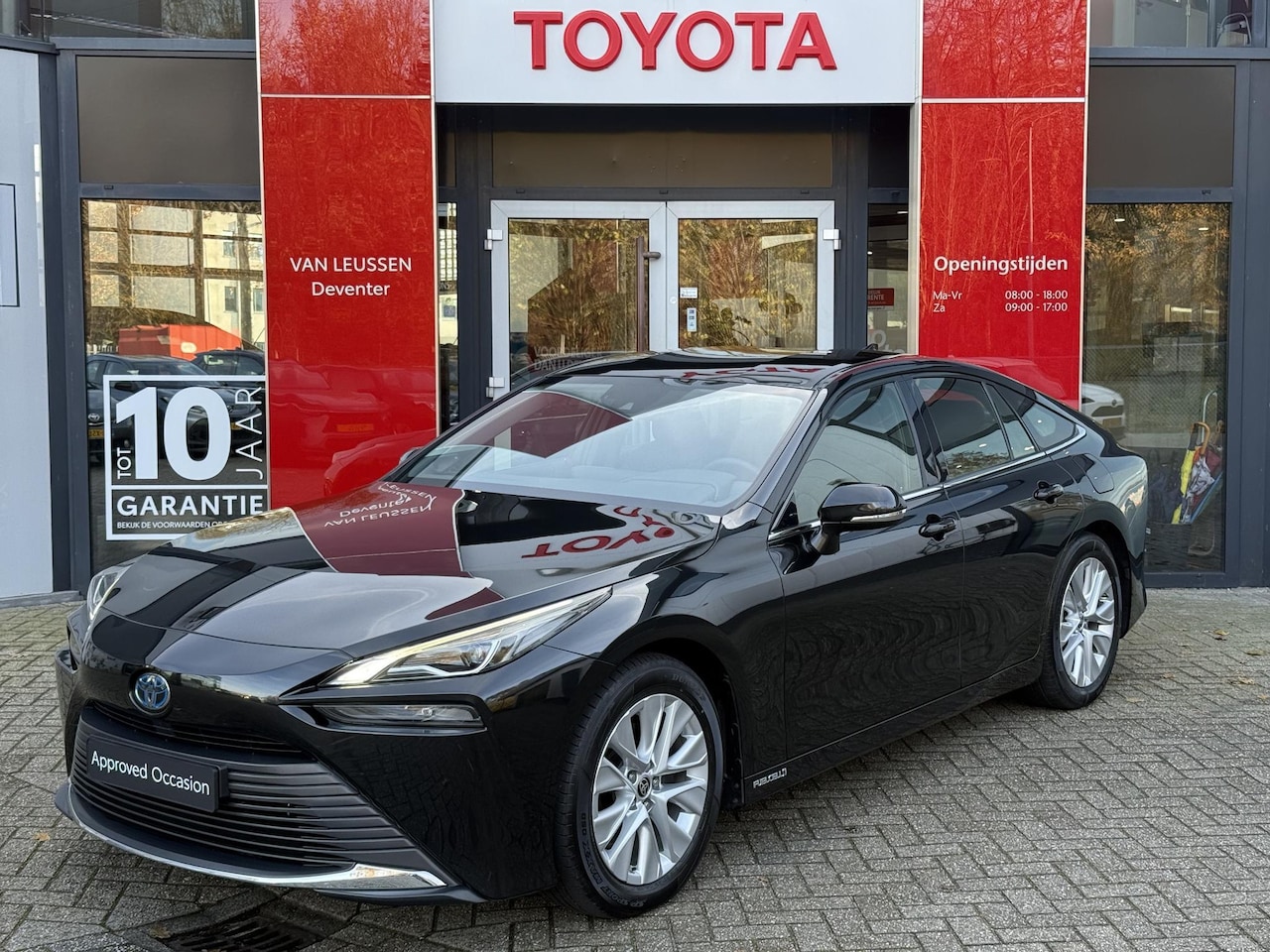 Toyota Mirai - DYNAMIC KEYLESS JBL-AUDIO STOELVERWARMING APPLE/ANDROID CLIMA CAMERA AD-CRUISE REGENSENSOR - AutoWereld.nl