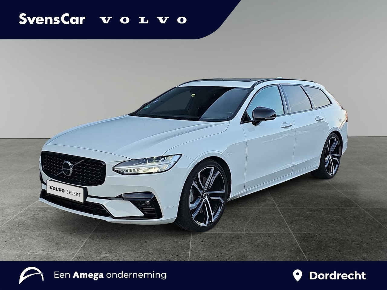 Volvo V90 - 2.0 B4 R-Design | Trekhaak | Panoramadak | 360 graden camera | Harman/Kardon | - AutoWereld.nl