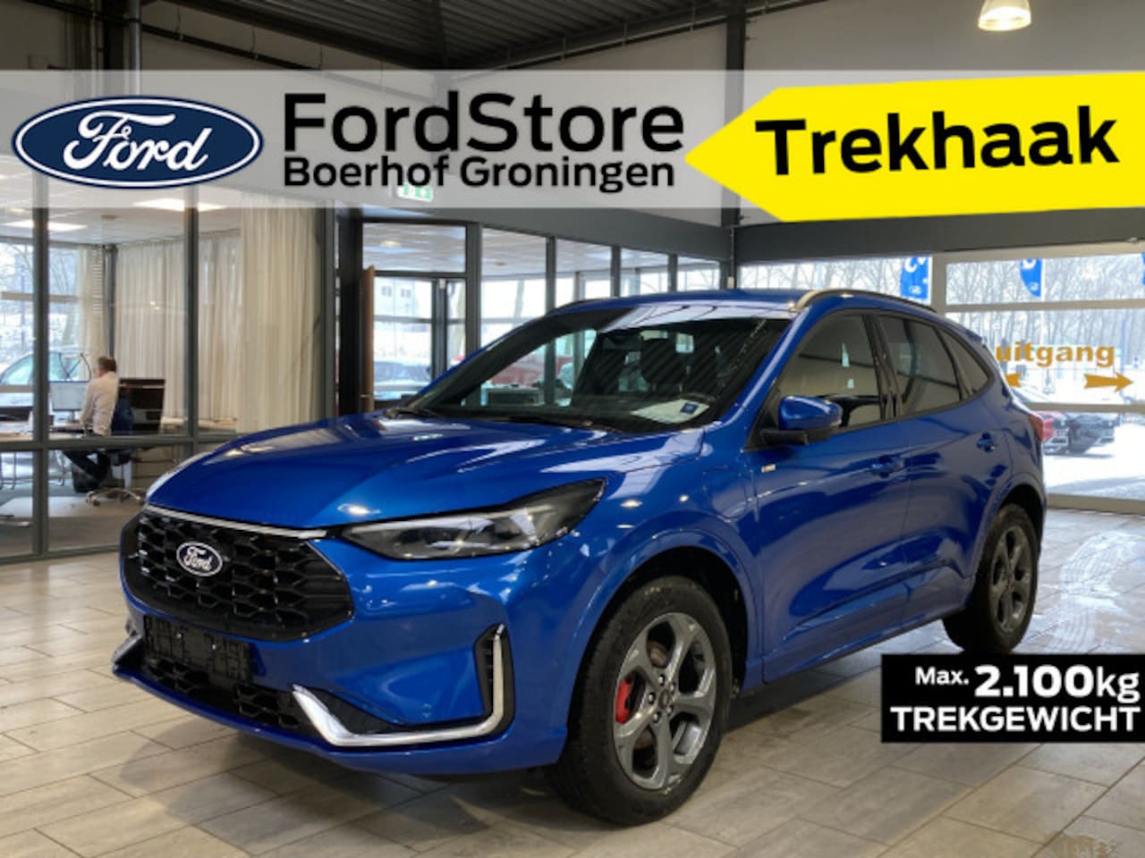 Ford Kuga - 2.5 PHEV 243 pk ST-Line X | Trekhaak I AGR stoelen I Matrix LED I Adapt Cruise I Winter Pa - AutoWereld.nl