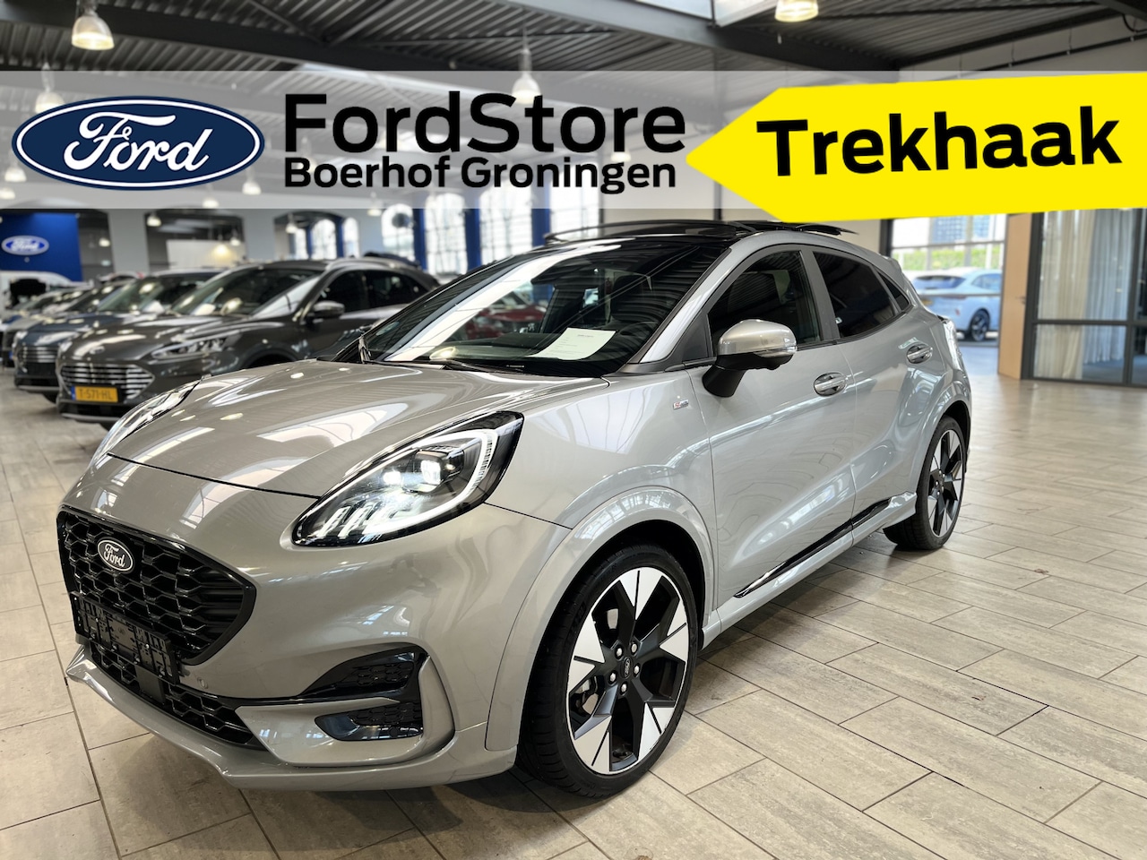 Ford Puma - EcoBoost 155 pk Hybrid ST-Line 19" | Trekhaak | Pano | Winter Pack | Adapt. Cruise | 360 C - AutoWereld.nl