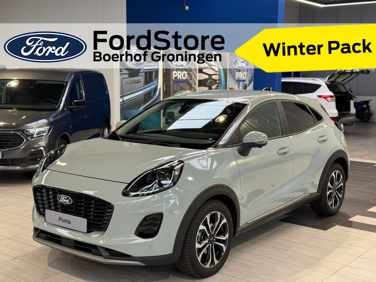 Ford Puma - EcoBoost Hybrid 125pk Titanium | Winterpack | Adapt. Cruise | Dodehoek detectie | 360 Came - AutoWereld.nl
