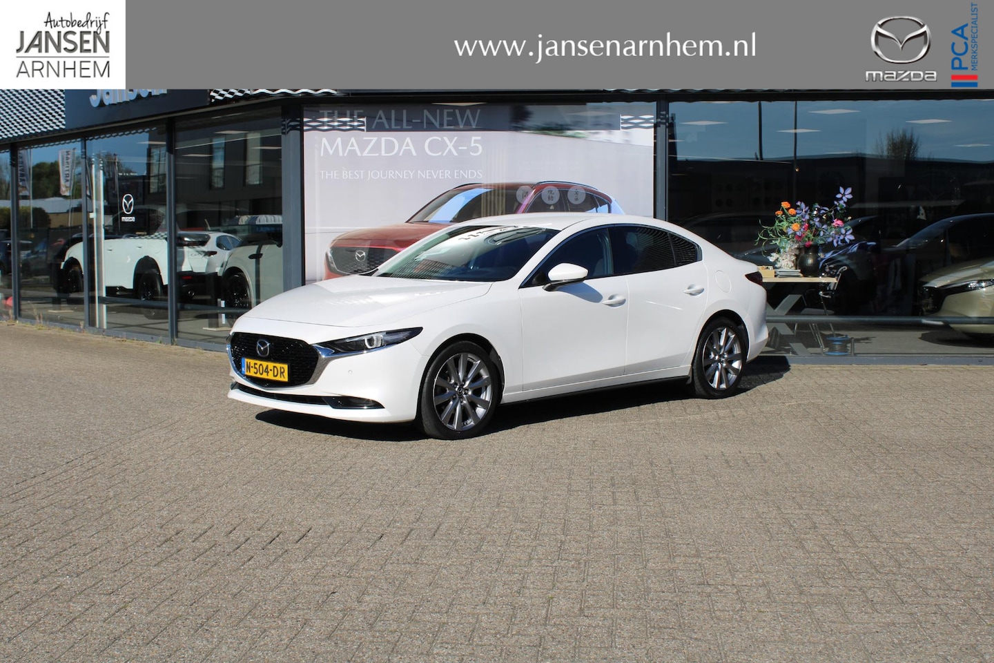 Mazda 3 Sport - Sedan 2.0 e-SkyActiv-G 150 M Hybrid Sportive , Navi, Clima, Adap.Cruise, Stoel/Stuurverwar - AutoWereld.nl