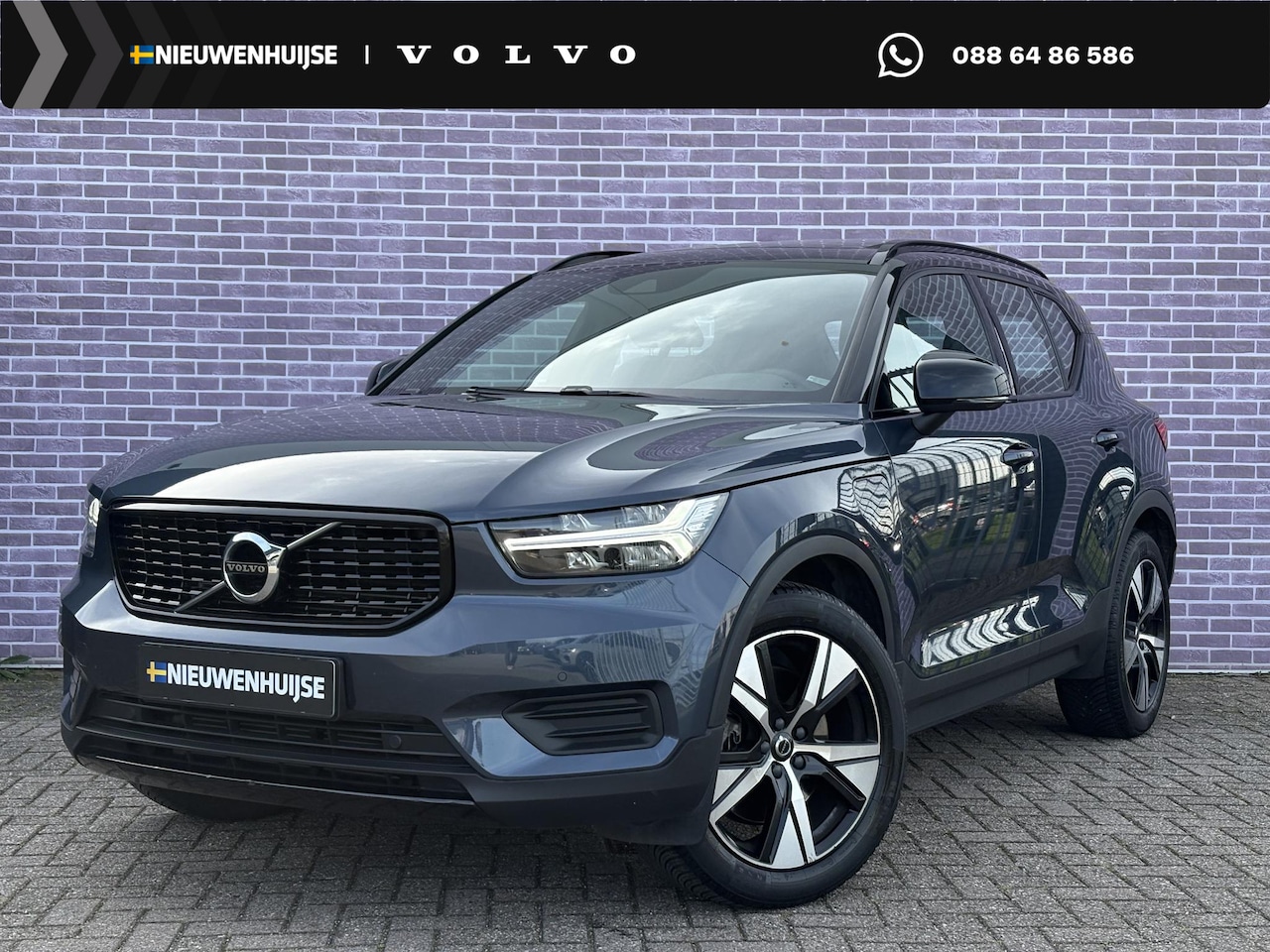 Volvo XC40 - 1.5 T4 Recharge R-Design elektrisch panorama dak | Harman Kardon | achteruit rij camera | - AutoWereld.nl
