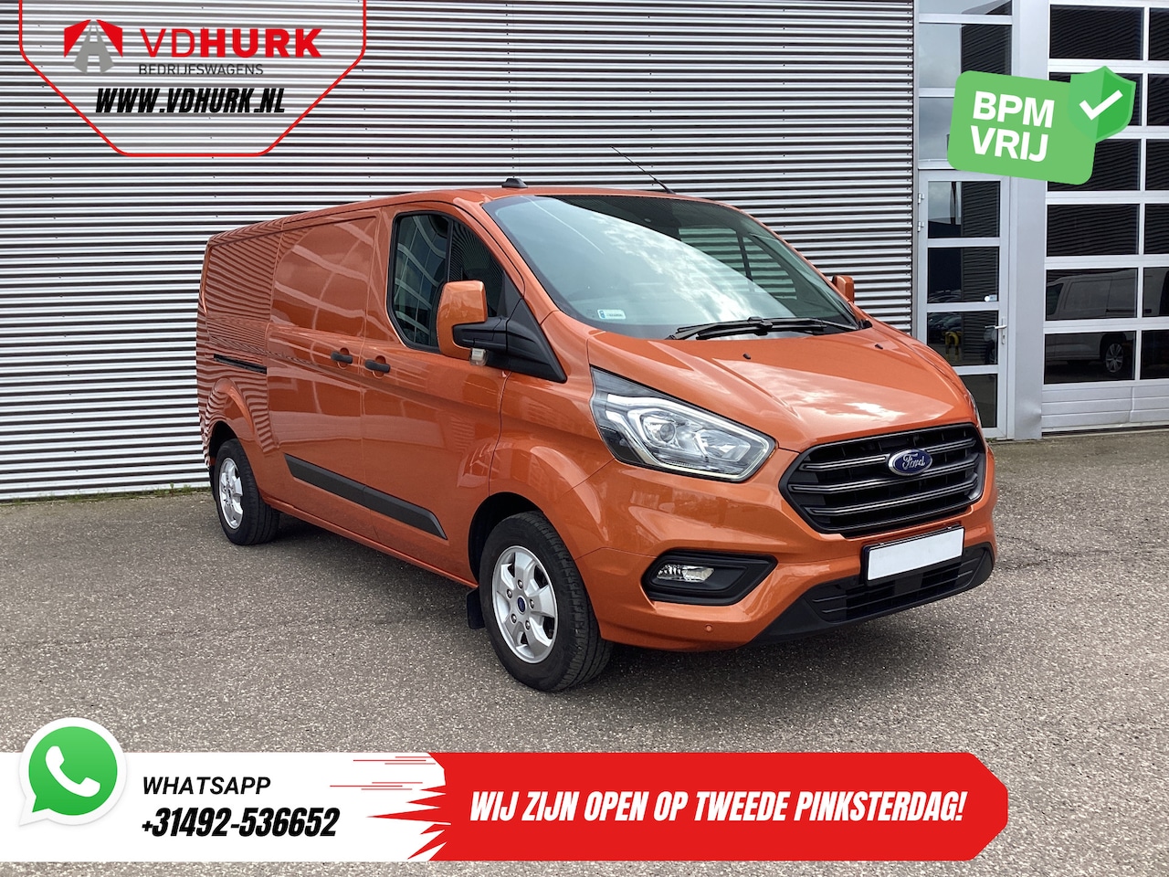 Ford Transit Custom - 2.0 TDCI 170 pk Aut. L2 Carplay/ Camera/ Cruise/ PDC/ 16”LMV/ DAB/ Trekhaak/ Airco - AutoWereld.nl