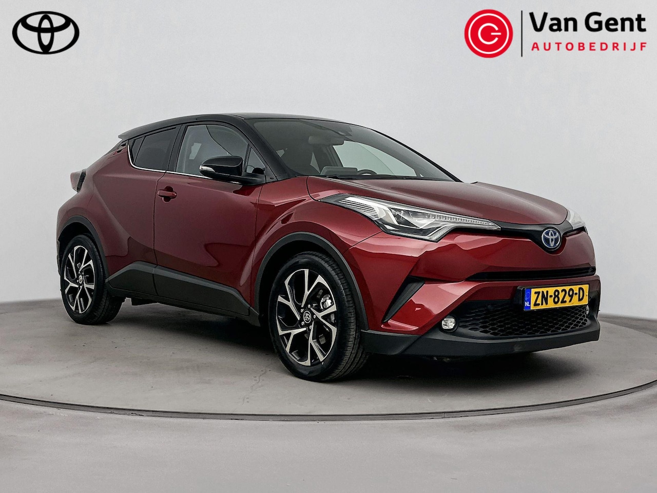 Toyota C-HR - 1.8 Hybrid Style Ultimate | Dodehoek detectie | Leder | JBL | Navigatie | Stoel-/stuurverw - AutoWereld.nl