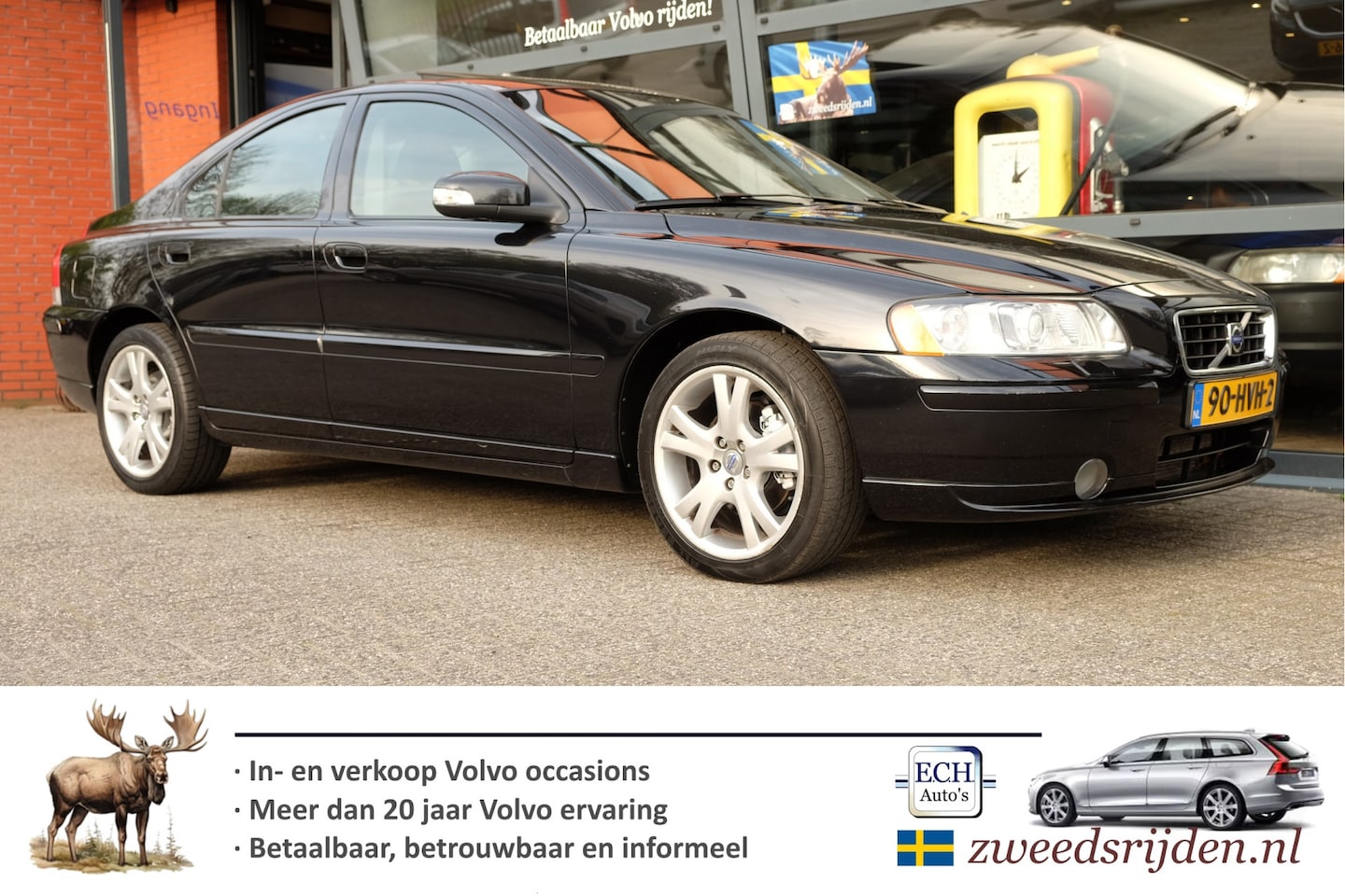 Volvo S60 - 2.4 Drivers Edition 2.4 140 pk Drivers Edition, Schuifdak, Leer, Trekhaak - AutoWereld.nl