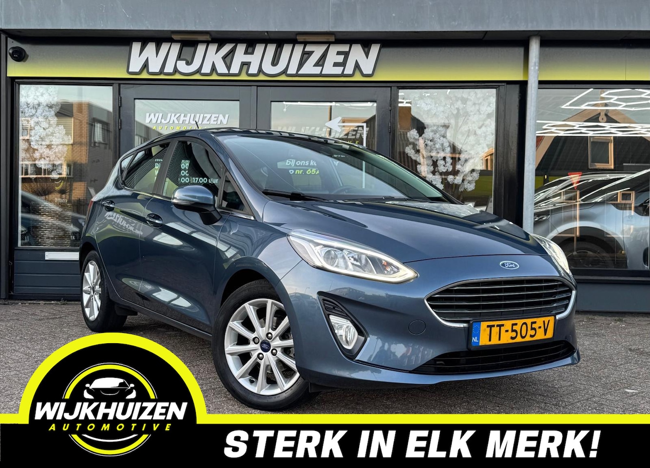Ford Fiesta - 1.0 EcoBoost Titanium met Climate !!! Navigatie !!! Cruise !!! Dealer Onderhouden !!! - AutoWereld.nl
