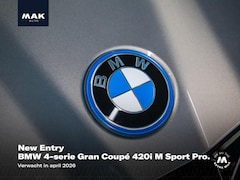 BMW 4-serie Gran Coupé - 420i M Sport Pro, NL-auto, 1e eig., H/K, HUD, camera, LED-kopl., 19'', NP75k