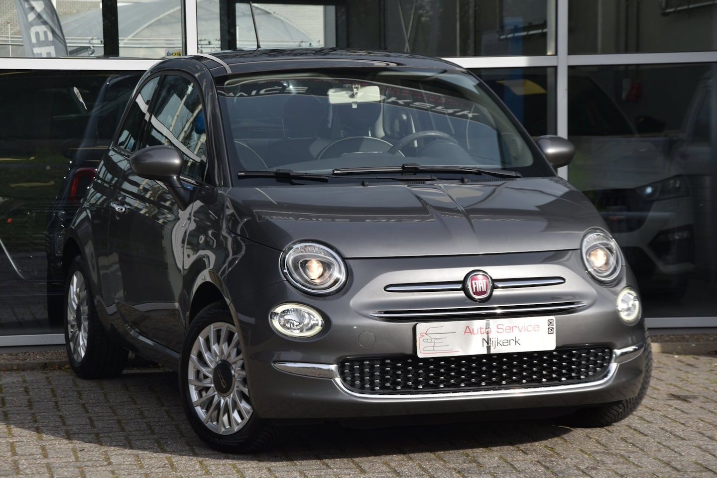 Fiat 500 - 1.2 Popstar Airco Nav, Panorama dak Elek. Ramen Zeer Nette Auto - AutoWereld.nl