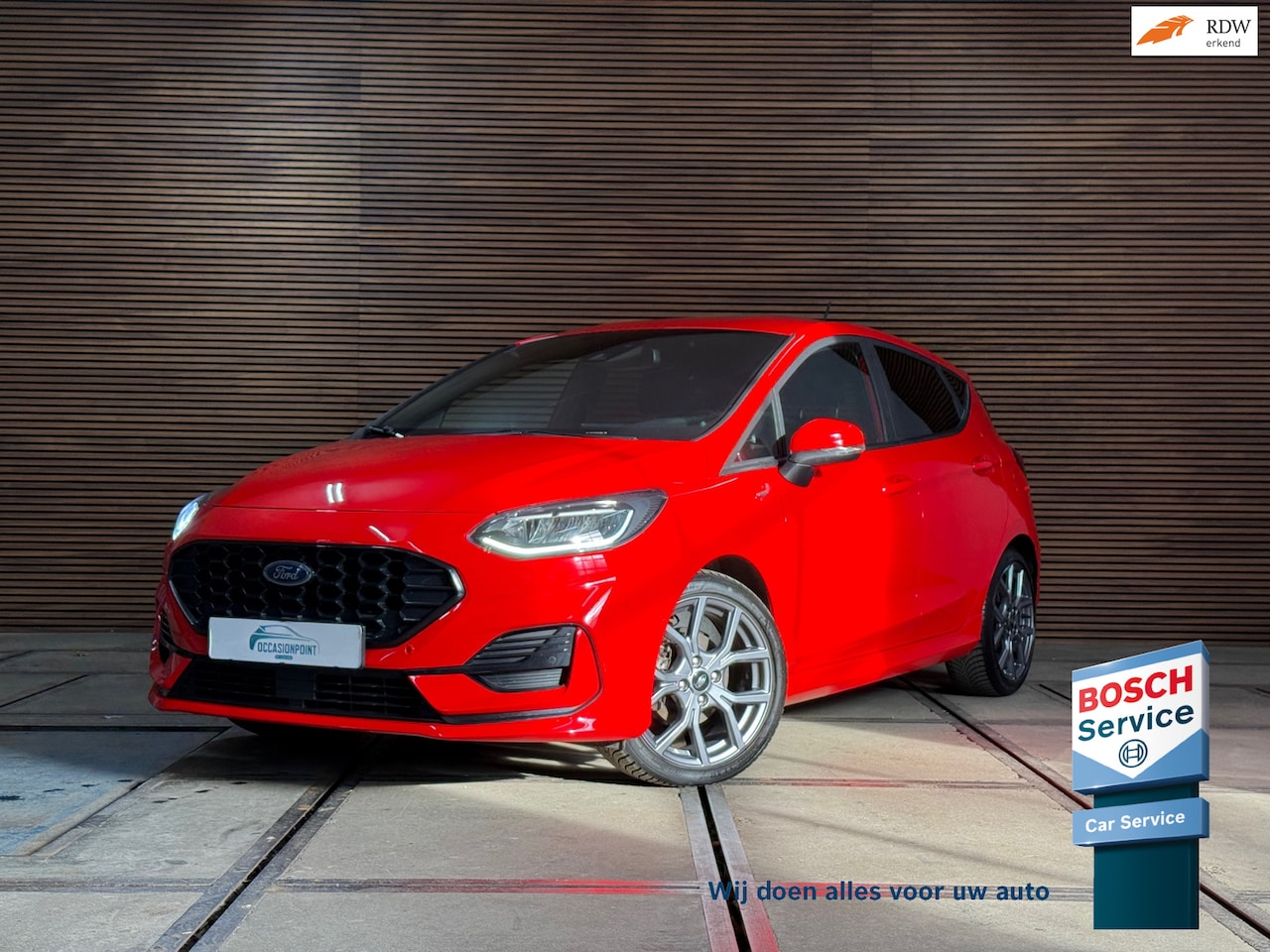 Ford Fiesta - 1.0 EcoBoost Hybrid ST-Line Automaat | 17' inch | Sportstoelen | Camera | Winter-Pack - AutoWereld.nl