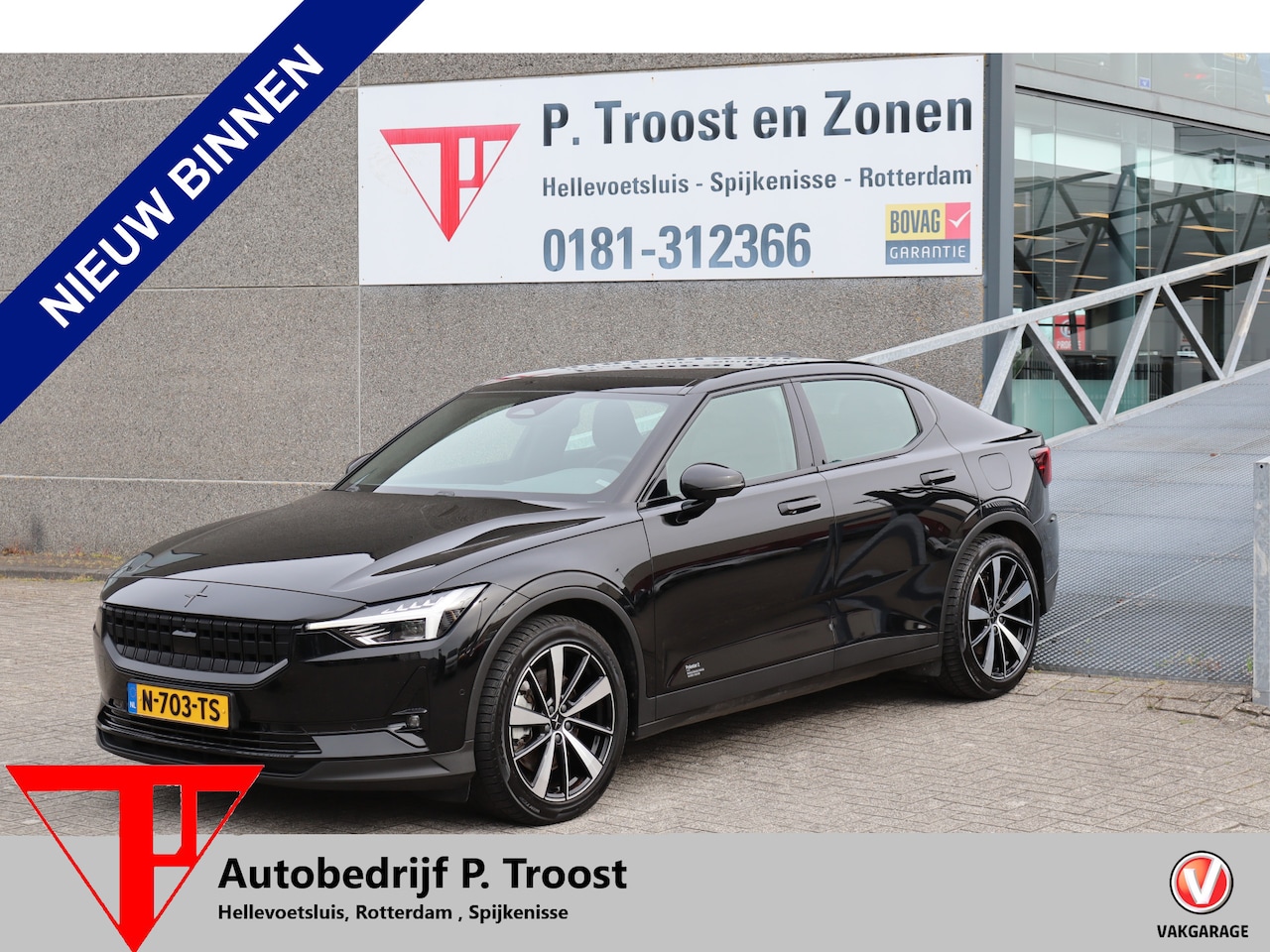 Polestar 2 - Standard Range Single Motor 63kWh 100%SOH! Plus pack/Pilot pack/Panoramadak/360° Camera/Af - AutoWereld.nl