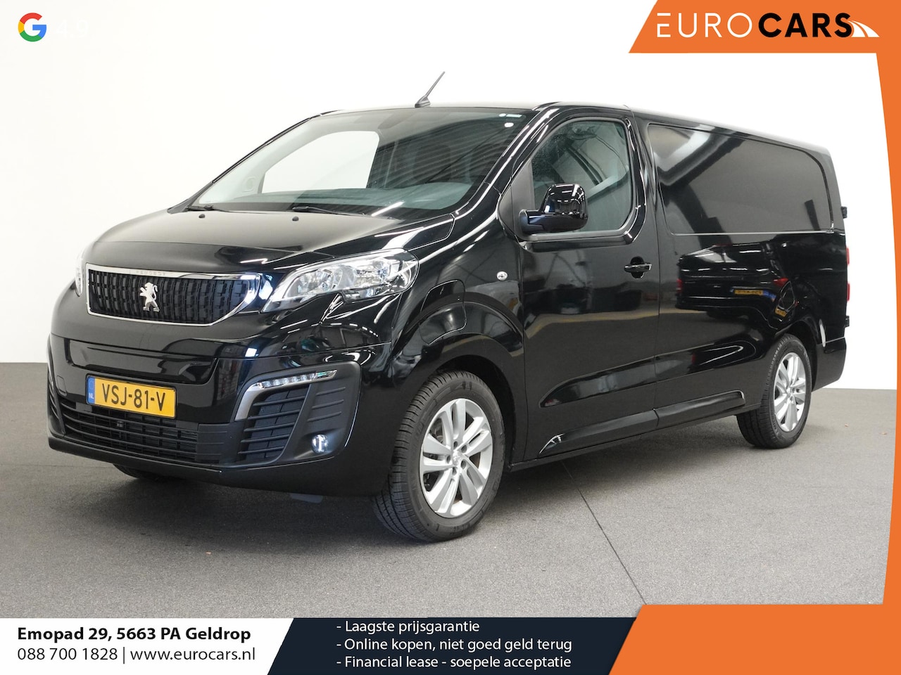 Peugeot e-Expert - Long Premium 75 kWh 3-zits Automaat Airco Navi - AutoWereld.nl