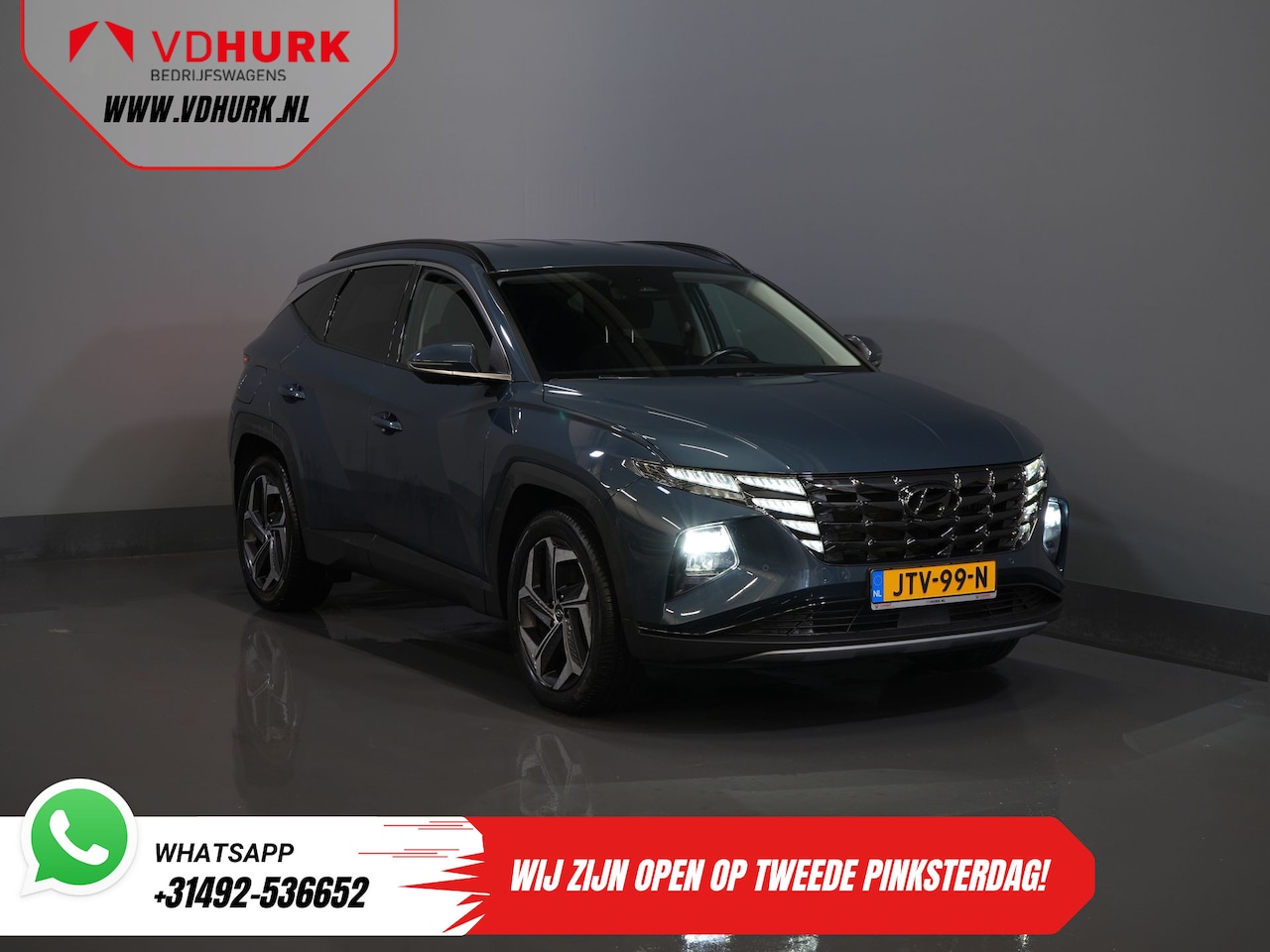 Hyundai Tucson - 1.6 T-GDI PHEV Premium 4WD/ LED/ Adapt. Cruise/ Stoelverw./ Stuurverw./ Carplay/ Climate/ - AutoWereld.nl
