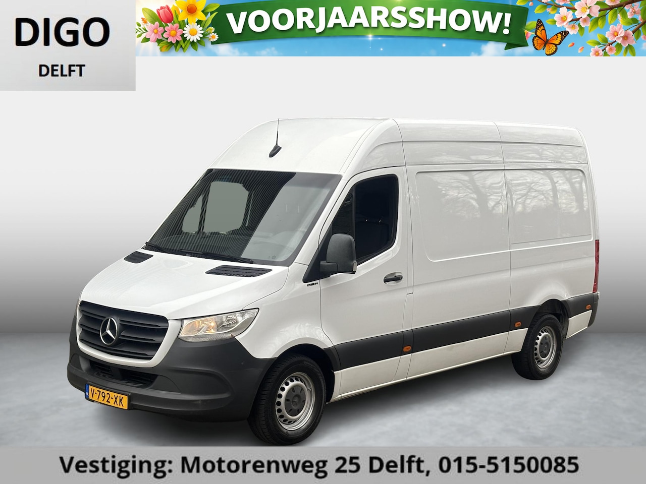 Mercedes-Benz Sprinter - 314 2.2 CDI L2H2 EURO VI-D 7G-TRONIC AUTOMAAT.BETIMMERING. - AutoWereld.nl