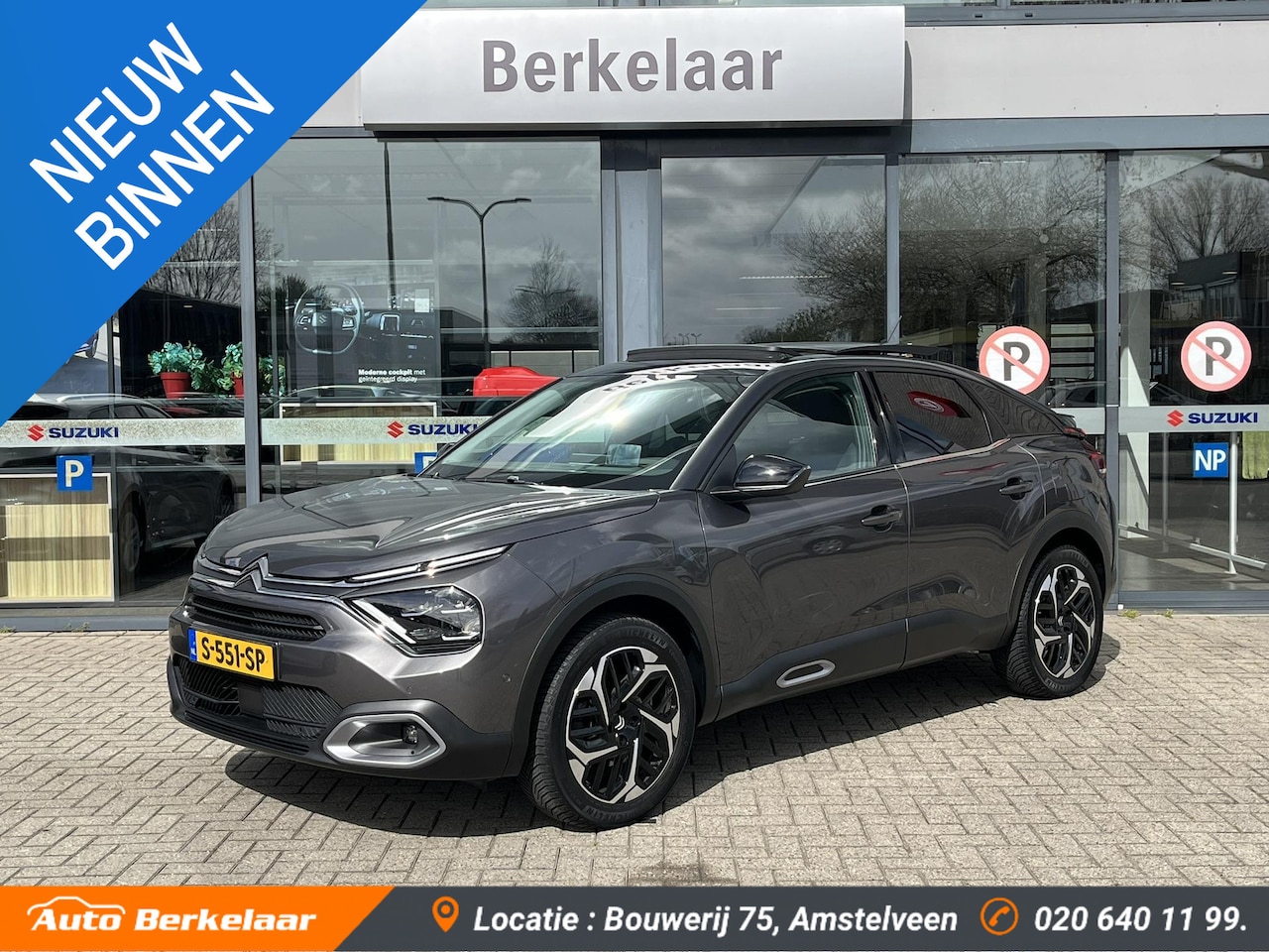 Citroën C4 - 1.2 Shine Pack Business | Automaat | Elektrisch glazen panorama-dak| Head-up Display | Tre - AutoWereld.nl