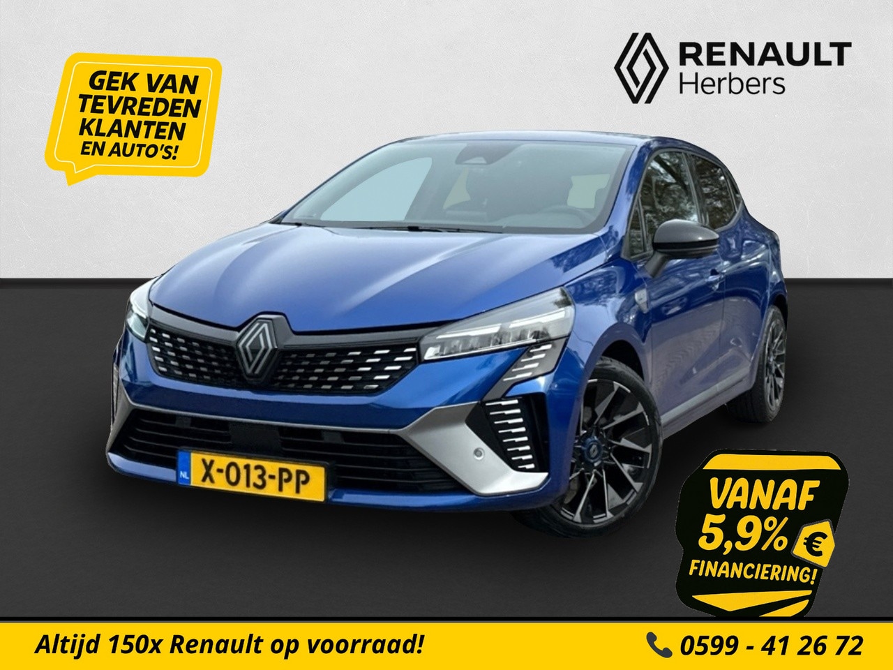 Renault Clio - 1.6 E-Tech Full Hybrid 145 esprit Alpine ADAPT CRUISE / 360 CAMERA / STOEL/STUUR VERW. / B - AutoWereld.nl