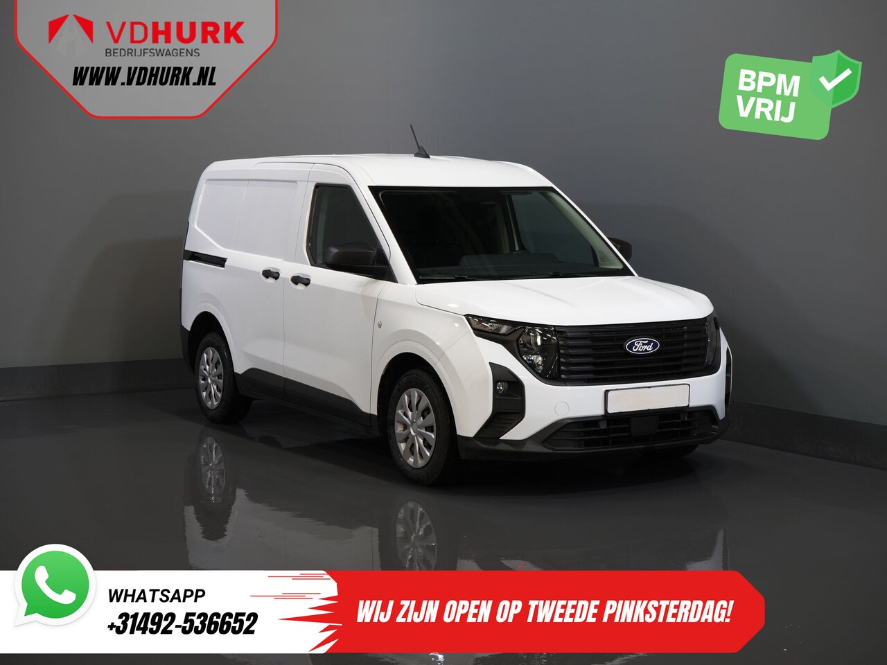 Ford Transit Courier - 1.0 Trend 100 pk BENZINE BPM VRIJ! Garantie 05-2029/ Carplay/ Virtual Cockpit/ Airco/ Crui - AutoWereld.nl