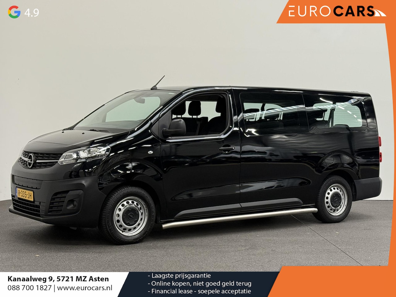 Opel Vivaro-e Combi - L3H1 75 kWh 9-persoons PERSONENBUS Airco| Navi| PDCA - AutoWereld.nl