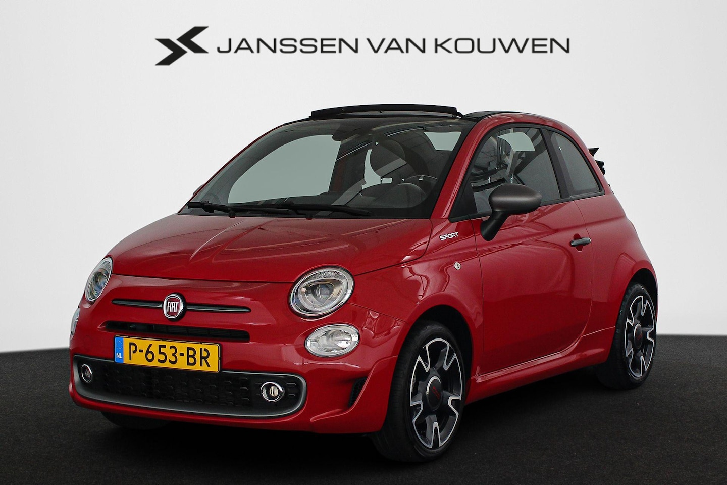 Fiat 500 C - 1.0 Hybrid Sport Cabriolet Clima City-Pakket Uconnect 16" LMW - AutoWereld.nl