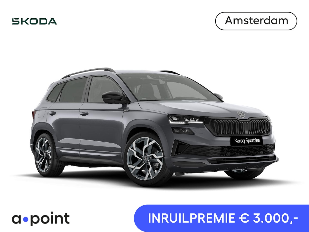 Skoda Karoq - Sportline Ultimate 1.5 TSI ACT 150 pk 7 versn. DSG | Wegklapbare Trekhaak | Travel Assist - AutoWereld.nl