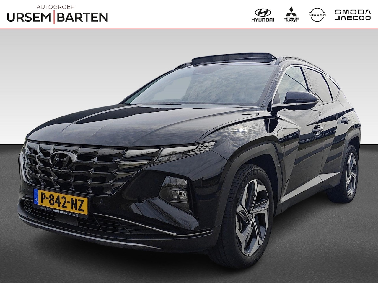 Hyundai Tucson - 1.6 T-GDI HEV Premium Sky | Zeer mooie Kilometerstand | Leder | Elektrisch vertselbare sto - AutoWereld.nl