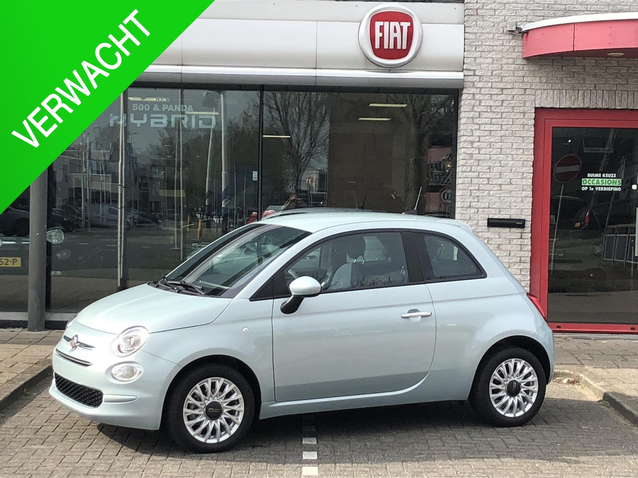 Fiat 500 - 1.0 Hybrid Club AIRCO|APPLE/ANDROID|15" - AutoWereld.nl