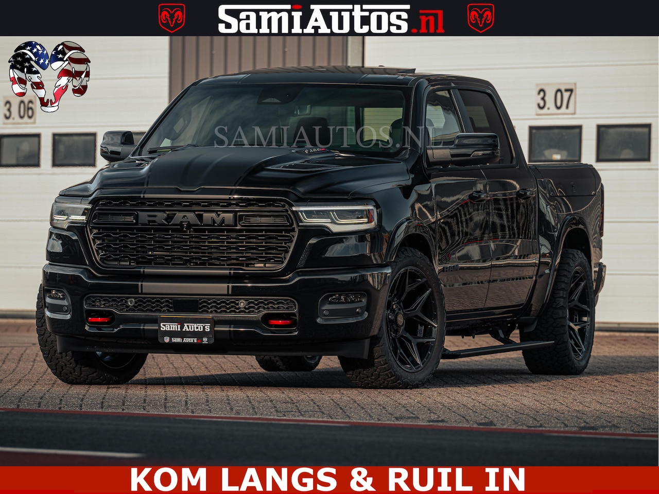 Dodge Ram Pick Up - Limited Night H.O 540HP 706Nm | Massage + Full Option | De Meest Luxe en Volle in zijn Kla - AutoWereld.nl