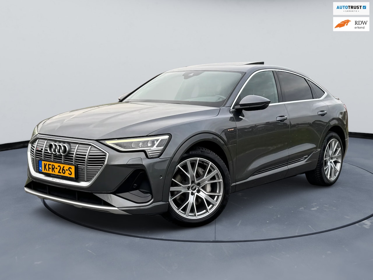 Audi e-tron Sportback - 50 quattro S-Line|pano|360cam|Leer| - AutoWereld.nl