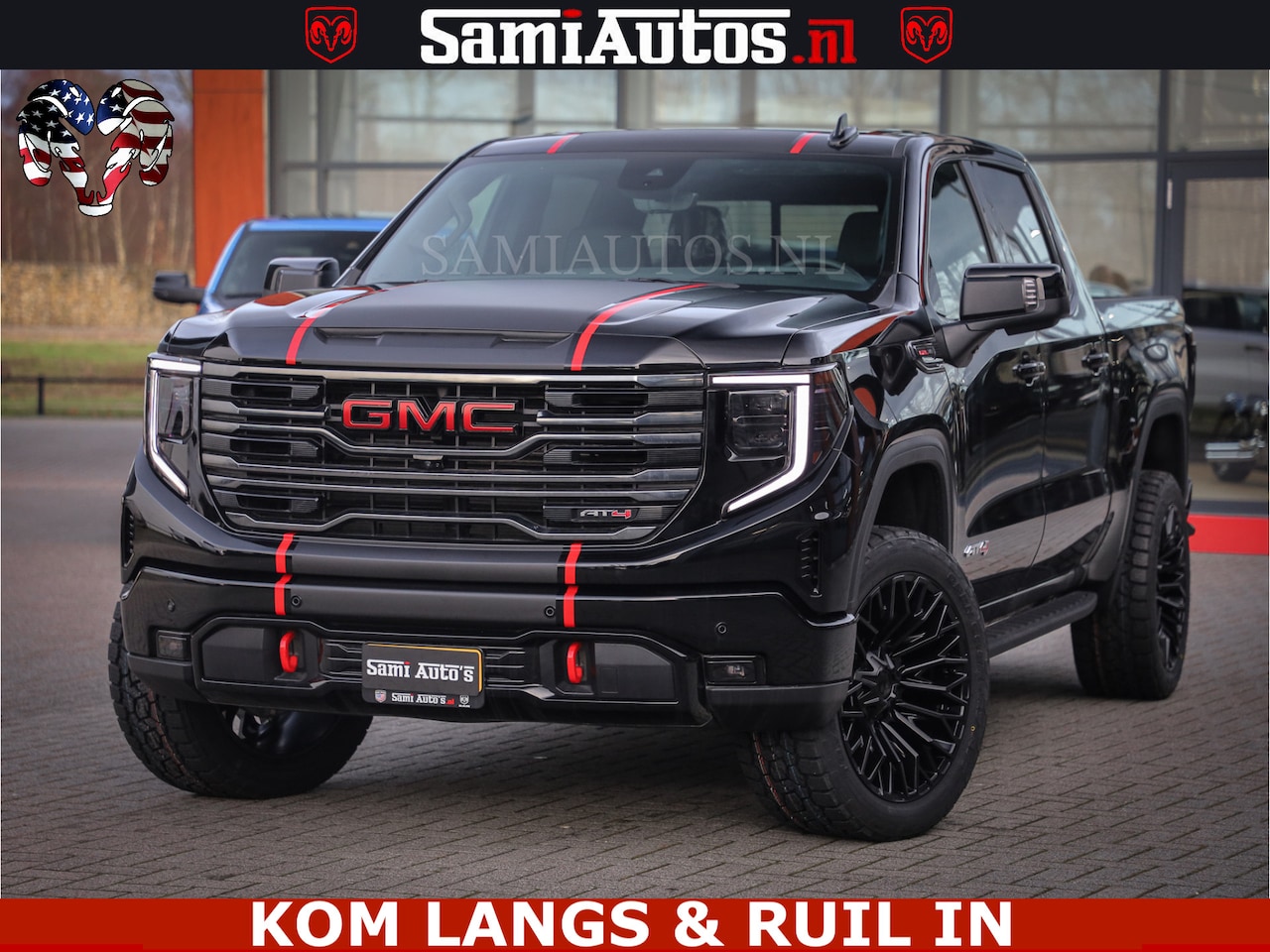 GMC Sierra - AT4 6.2 V8 4X4 | VIRTUAL COCKPIT | LPG | HUD | BOM VOL | DC | RAM DEALER NEDERLAND | Dubbe - AutoWereld.nl