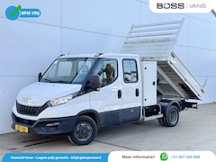 Iveco Daily - 35C14 2.3 Kipper Dubbele Cabine Dubbellucht 3, 5t Trekhaak 6 Stoelen Airco Cruise Control
