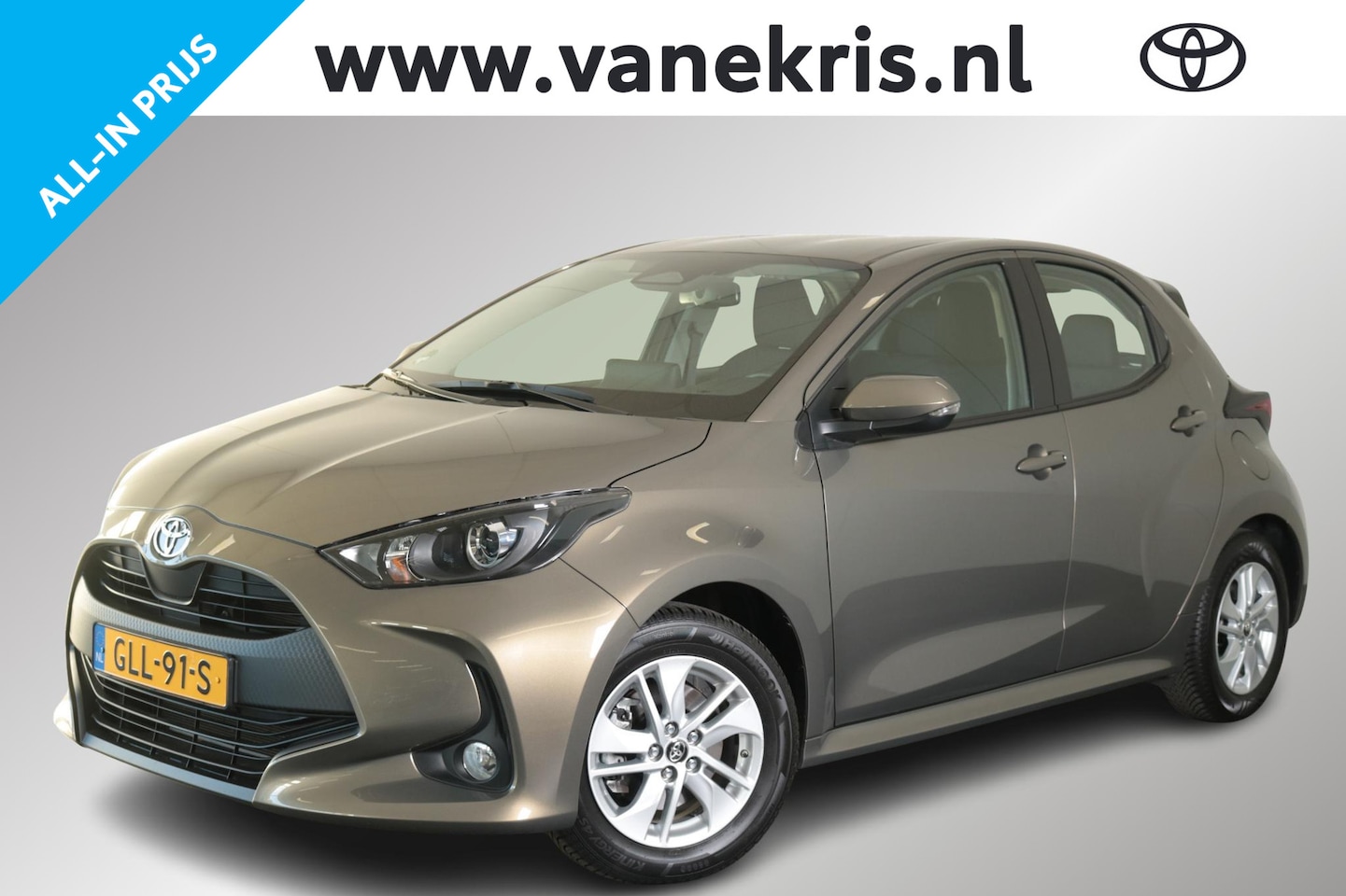 Toyota Yaris - 1.5 Hybrid 115 Active, Lichtmetalen Velgen, Camera, Apple Carplay, Android Auto! - AutoWereld.nl