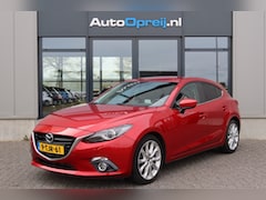 Mazda 3 - 3 2.0 GT-M Clima, NAVI, Head-up, PDC, Trekhaak afnb, Leder bekl, Stoelverwarming