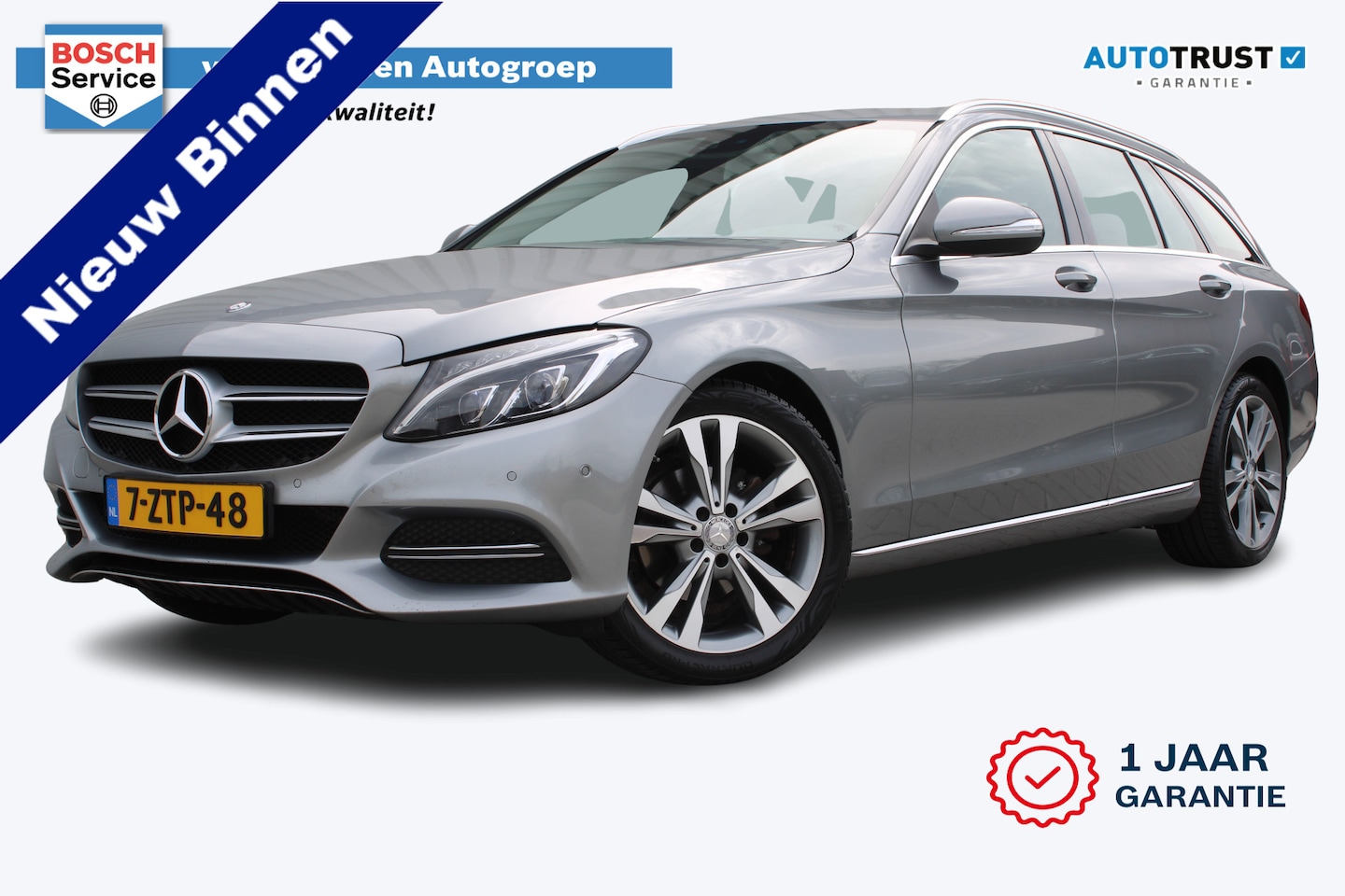 Mercedes-Benz C-klasse Estate - 180 CDI Lease Edition | Incl. 12 maanden garantie | Navigatie | Climate control | Sportsto - AutoWereld.nl