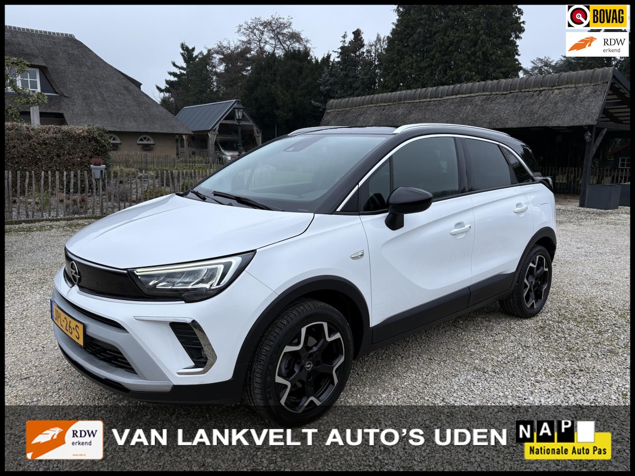 Opel Crossland X - 1.2 Turbo GS Line LED, Apple Carplay, Camera - AutoWereld.nl