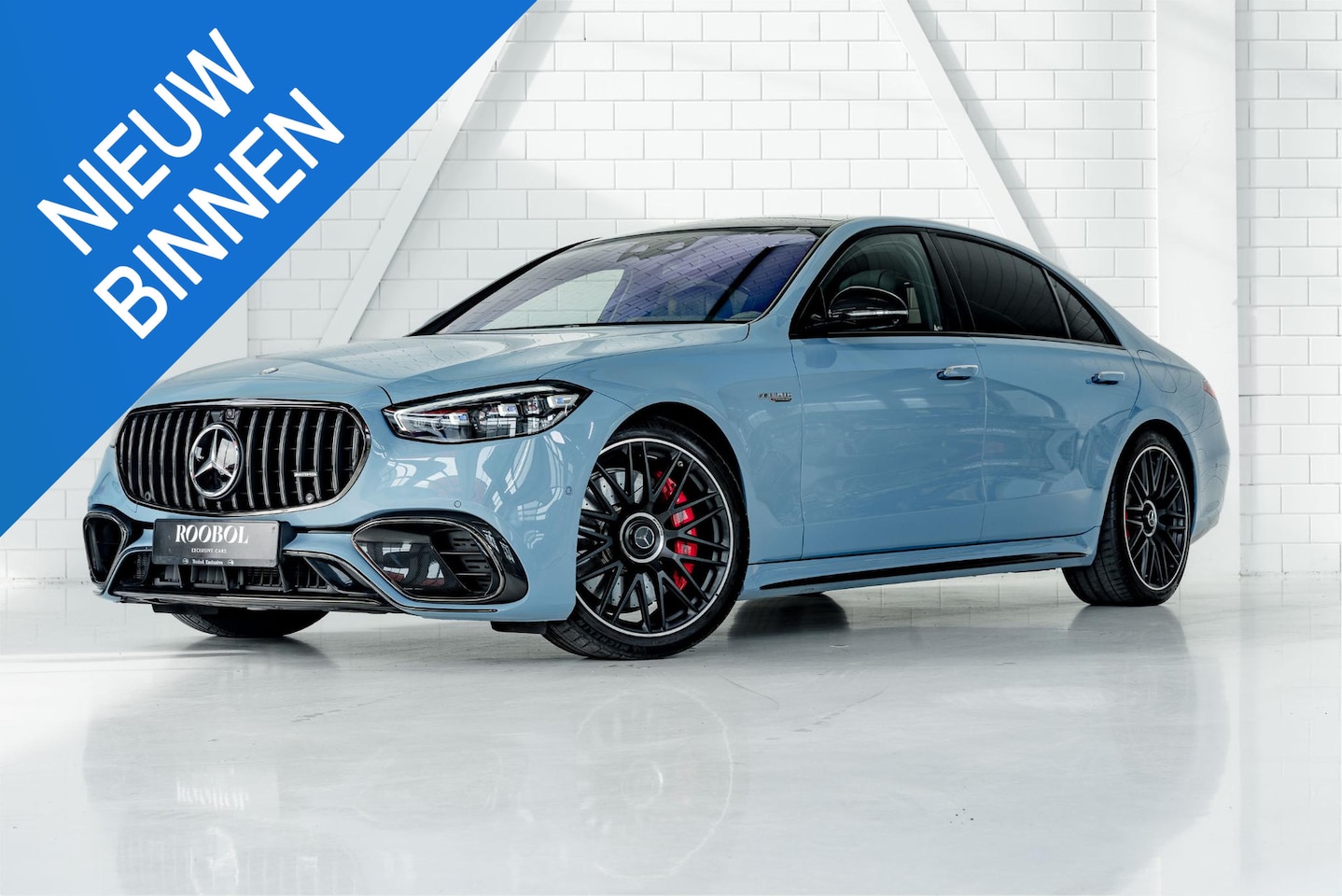 Mercedes-Benz S-klasse - AMG 63 S E Performance | **China Blue** | Carbon pakket | Burmester 3D Sound | - AutoWereld.nl