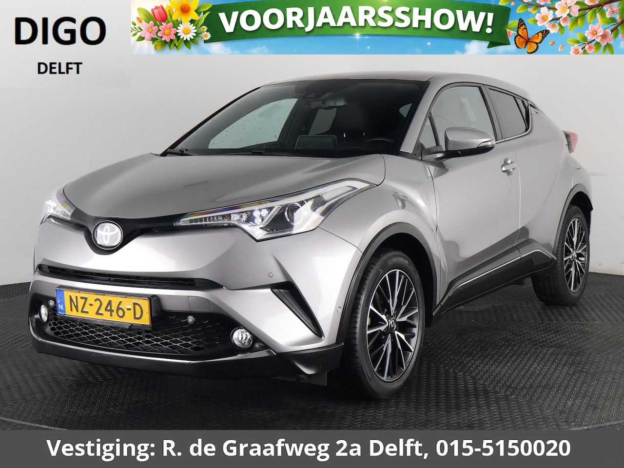Toyota C-HR - 1.2 Executive | Navigatie | Cruise Control | Stoelverwarming | Parkeersensoren Voor en Ach - AutoWereld.nl