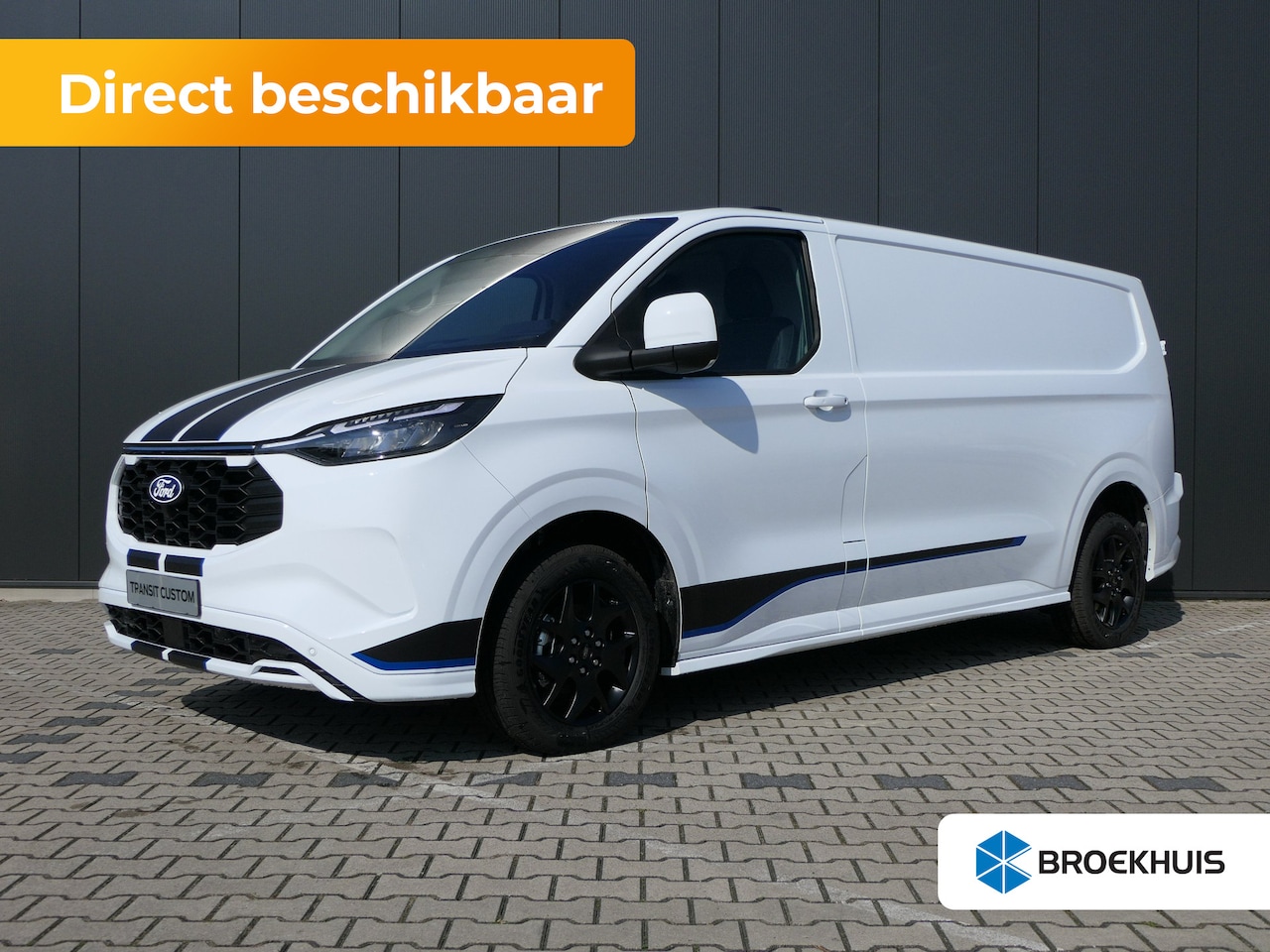 Ford Transit Custom - 320 2.5 PHEV L2H1 Sport | 6 B&O speakers | Achteruitrijcamera | Apple Carplay/Android Auto - AutoWereld.nl