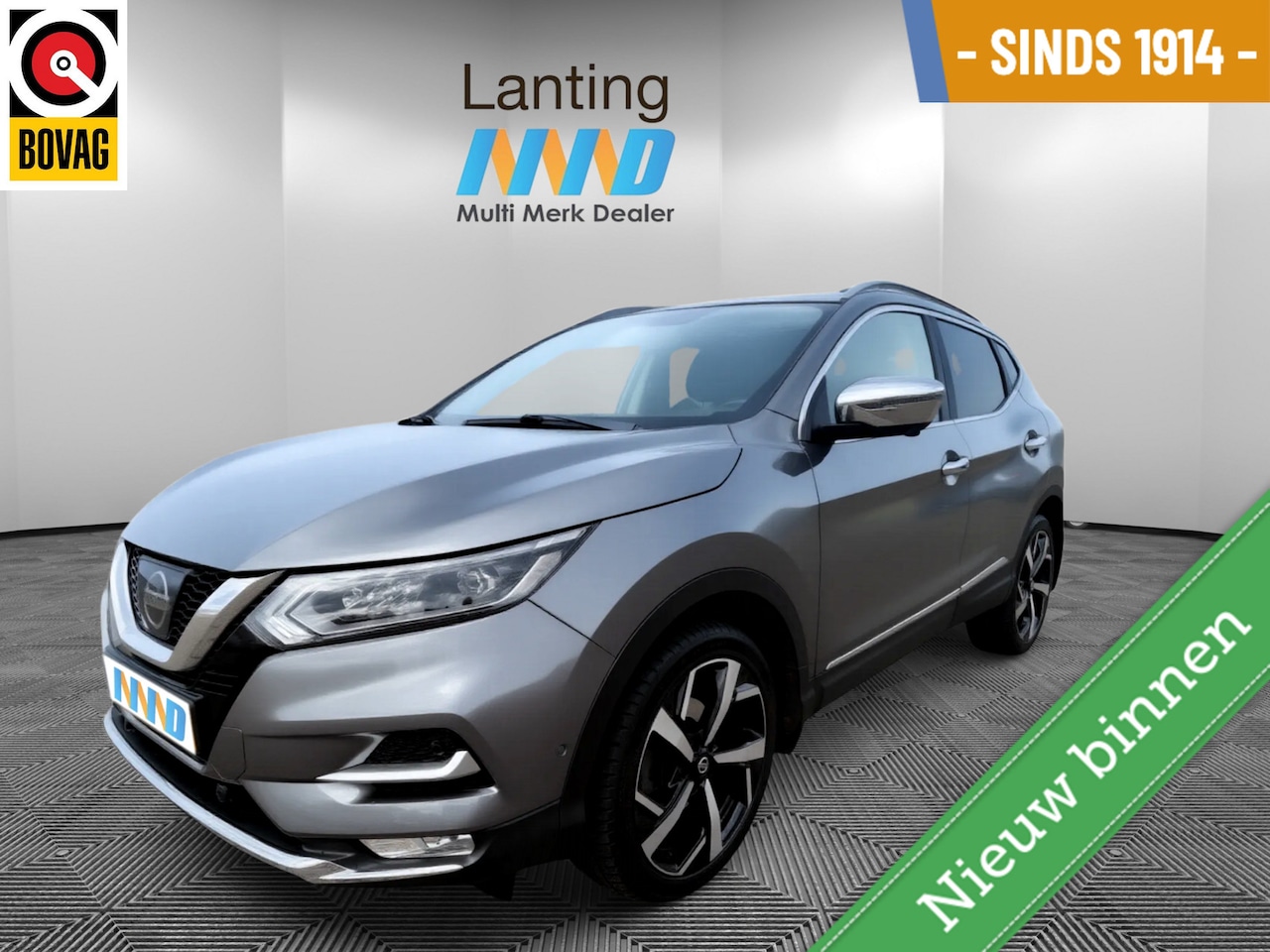 Nissan Qashqai - 1.2 Tekna+ | glazen pano en 360 camera - AutoWereld.nl